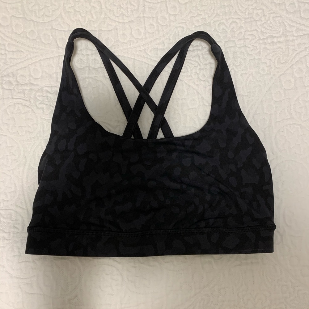 Lulu energy bra - Formation Camo Deep Coal Multi